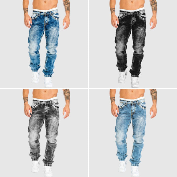 Raph - Men's Faded Denim Jeans