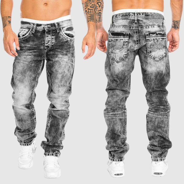 Raph - Men's Faded Denim Jeans