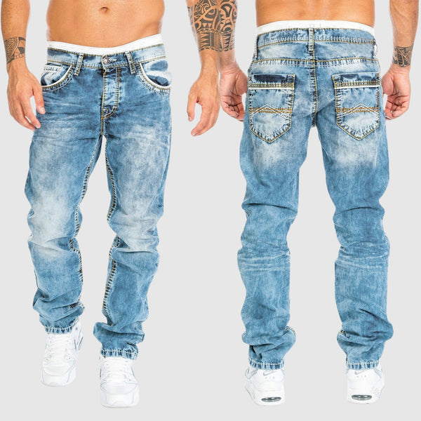 Raph - Men's Faded Denim Jeans