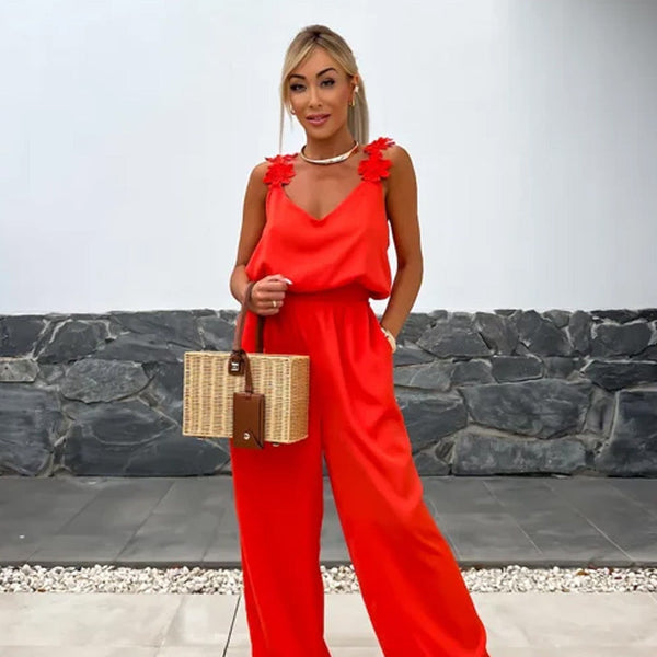 Charity - Elegant Classy Sleeveless Jumpsuit