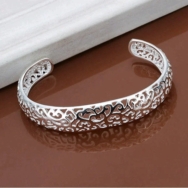 Ava – Silver Filigree Bracelet – Detailed & Delicate