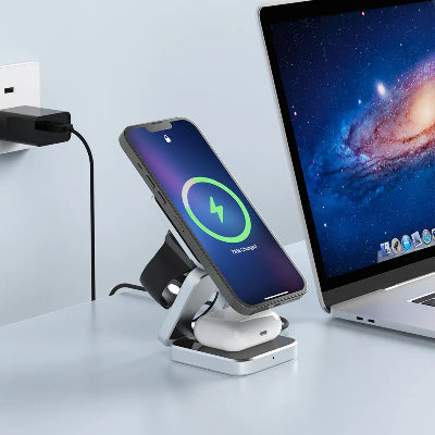 ChargeMaster - 3-in-1 Charging Station - Simplify Your Charging with One Convenient Dock