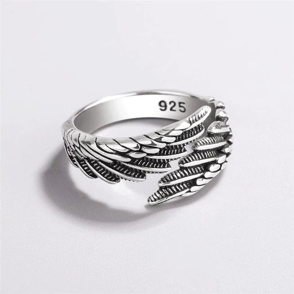 SkySpirit - Feather Wing Ring - Adjustable & Elegant Design