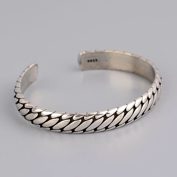 UrbanEdge - Unique Silver Bracelet - Bold Design for Modern Style