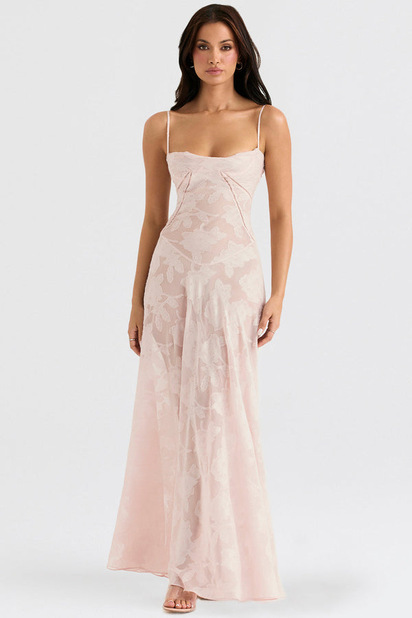 Ferlyn - Sleeveless Corset Maxi Dress