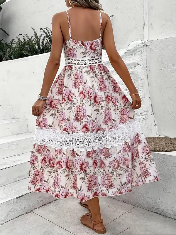 Caryn - Chic Floral Boho Maxi Dress