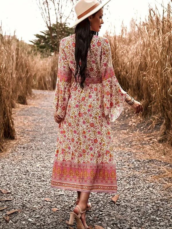 Embla - Boho Sleeves Maxi Dress