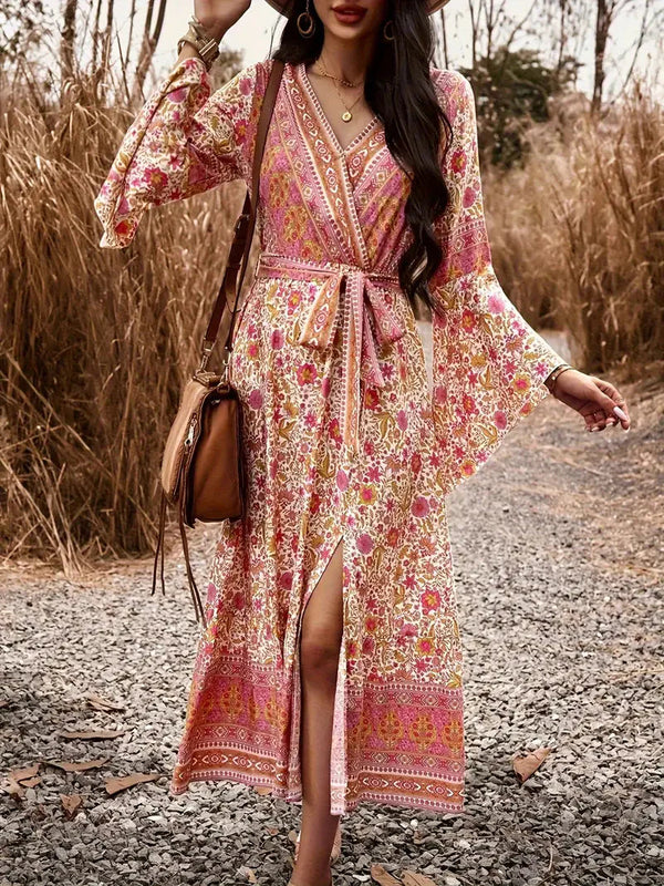 Embla - Boho Sleeves Maxi Dress