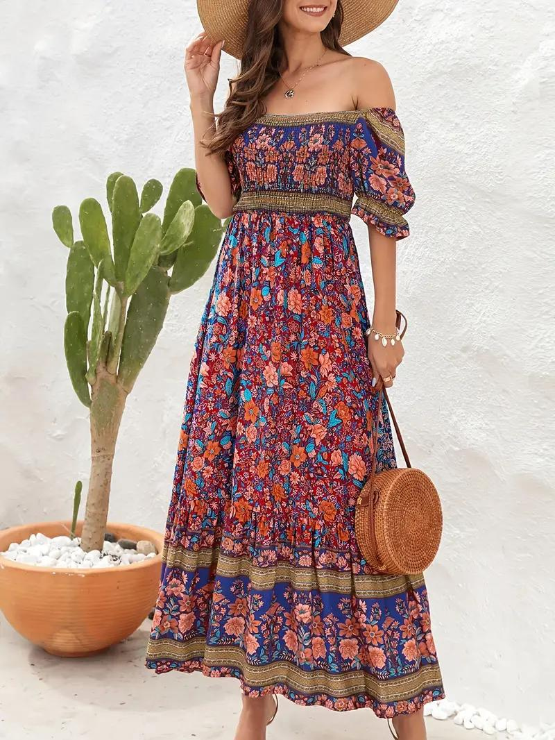 Amalia - Retro Boho Maxi Dress