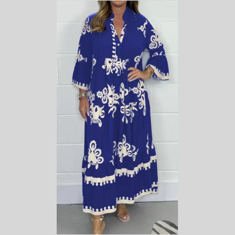 Zoelle - Stylish Loose Maxi Dress