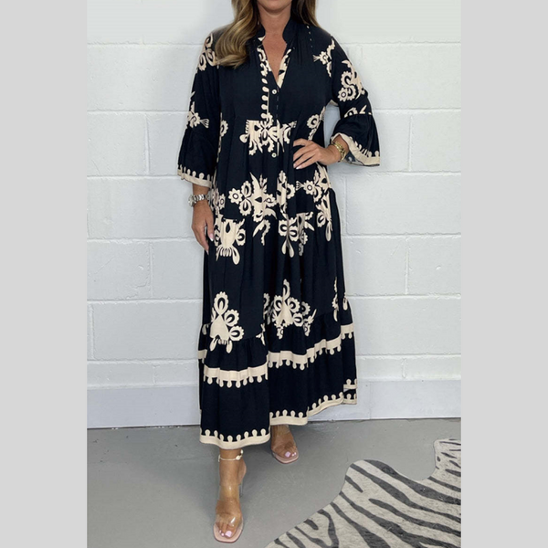 Zoelle - Stylish Loose Maxi Dress