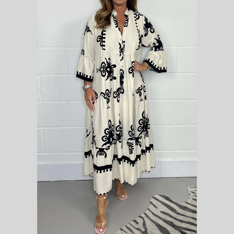 Zoelle - Stylish Loose Maxi Dress