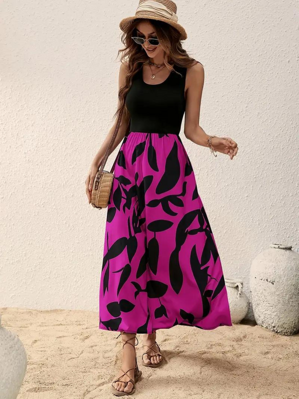 Katya - Sleeveless Boho Maxi Dress