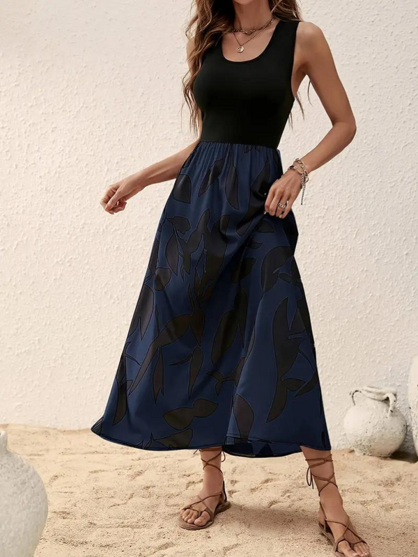 Katya - Sleeveless Boho Maxi Dress