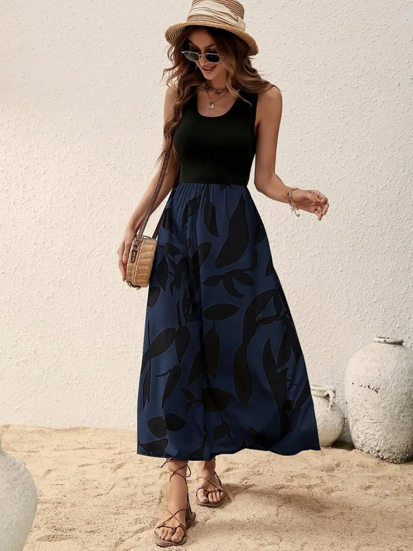 Katya - Sleeveless Boho Maxi Dress