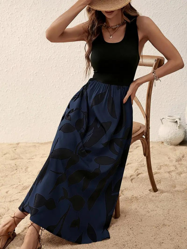 Katya - Sleeveless Boho Maxi Dress