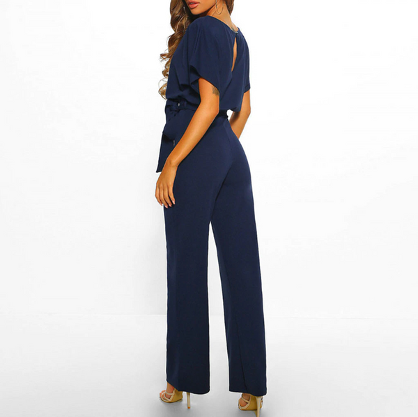 Elmery - Elegant Stylish Plain Jumpsuit