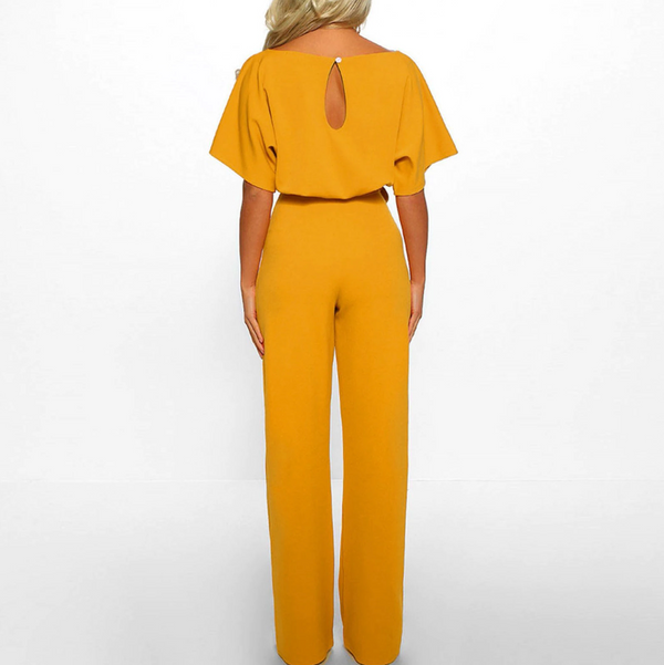 Elmery - Elegant Stylish Plain Jumpsuit