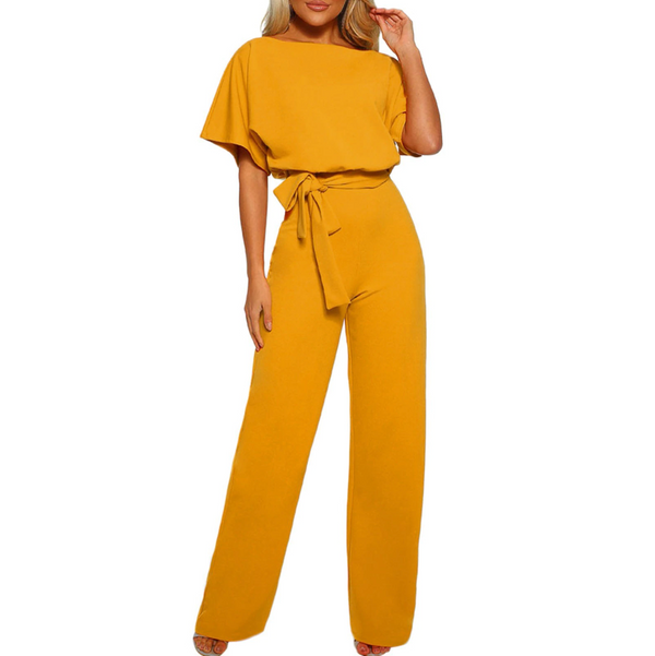 Elmery - Elegant Stylish Plain Jumpsuit