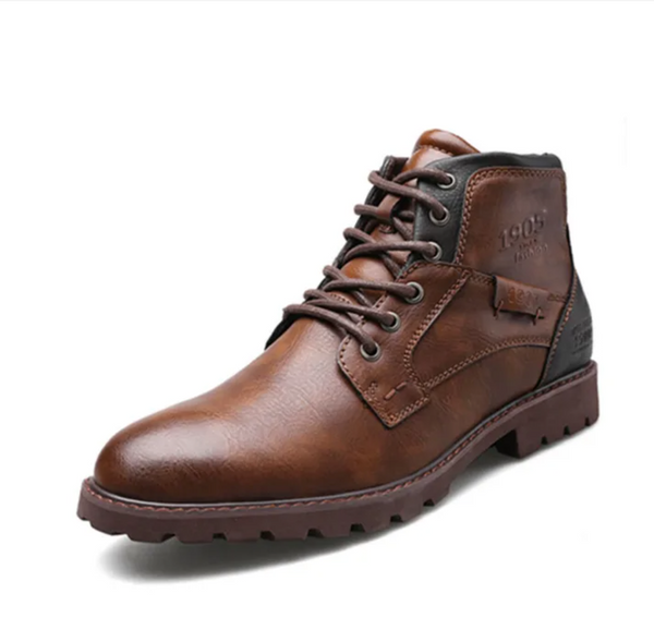 Charles - Mid Cut Zipper Boots for Men