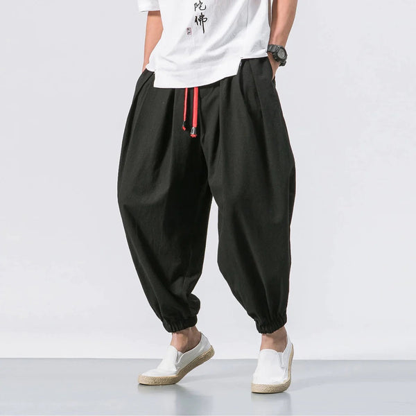 Asher - Adjustable Drawstring Unique Pants