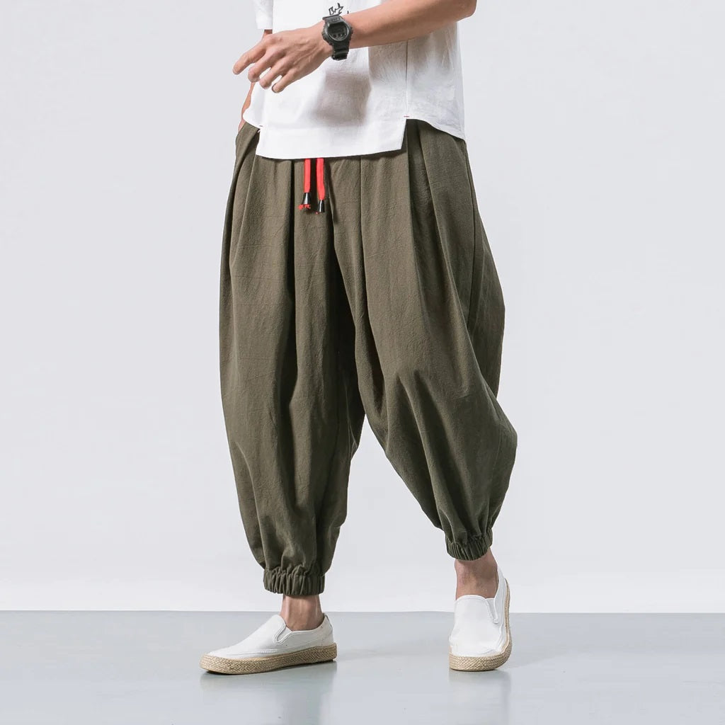 Asher - Adjustable Drawstring Unique Pants