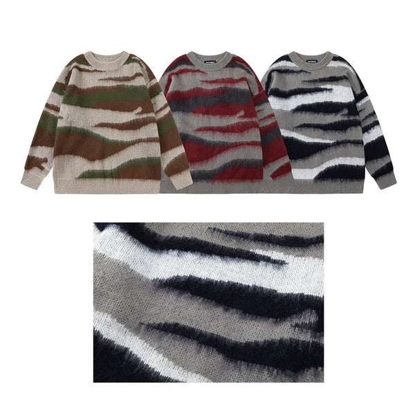 Leandro - Camouflage Knit Pullover