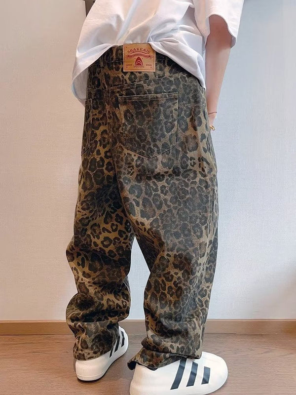 Cairo - Leopard Print Oversize Pants