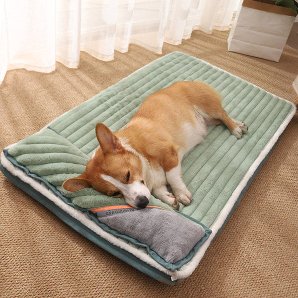 Ultra-Soft Dog Mat - Cushioned, Washable & Non-Slip Pet Bed