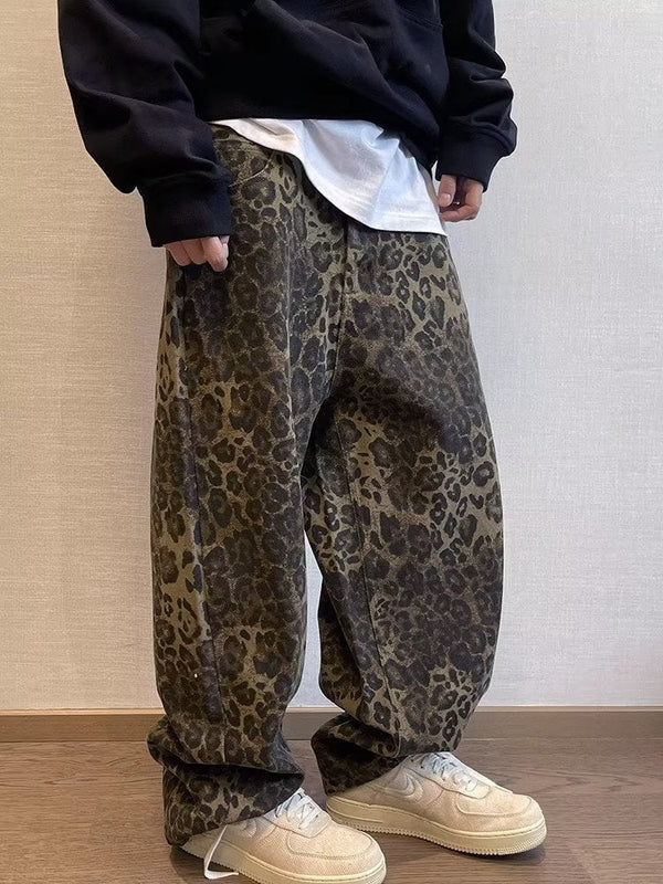 Cairo - Leopard Print Oversize Pants