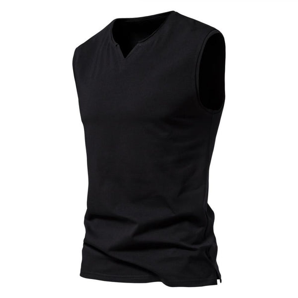 Pax - Men's V-Neck Plain Tank Top