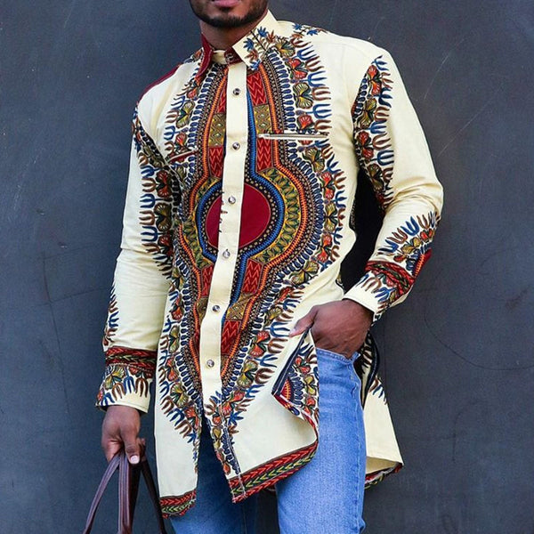 Carver - Vintage Ethnic Men's Top