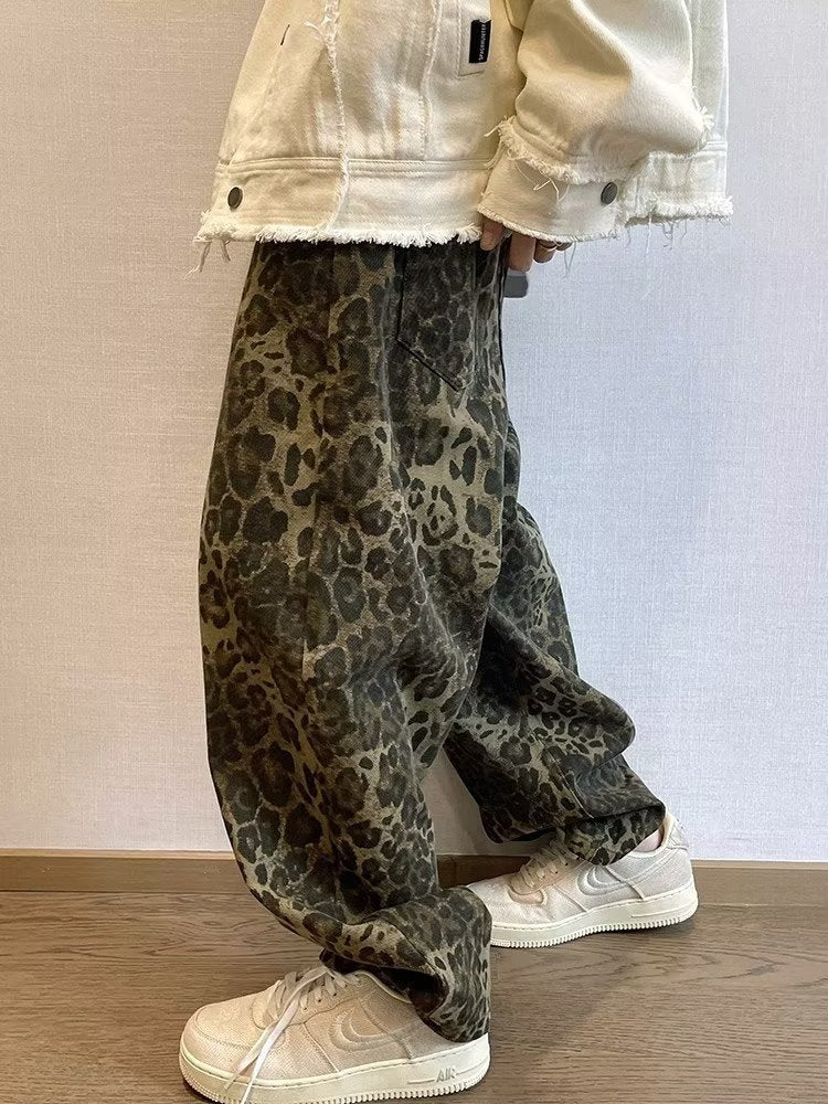 Cairo - Leopard Print Oversize Pants