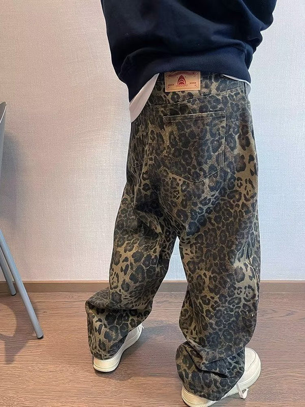 Cairo - Leopard Print Oversize Pants