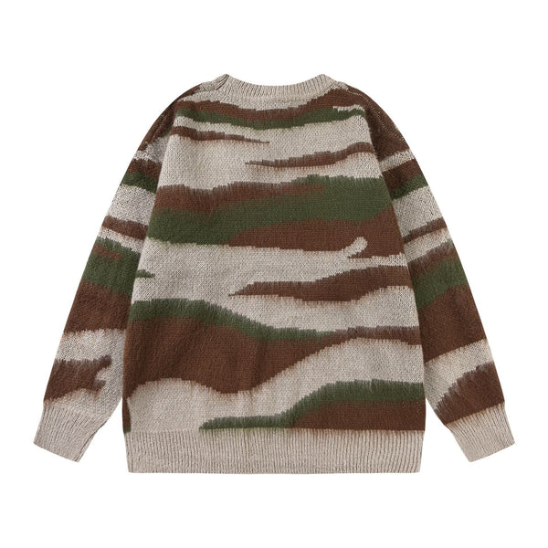 Leandro - Camouflage Knit Pullover