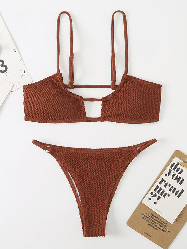 Alexa - Three-Point Solid Color Bikini