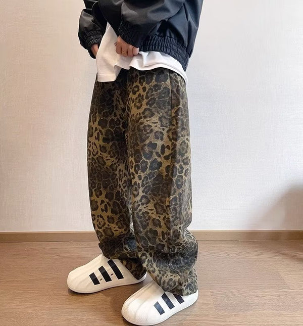 Cairo - Leopard Print Oversize Pants