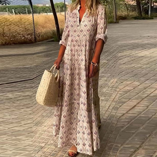 Arla - Elegant Boho Maxi Dress