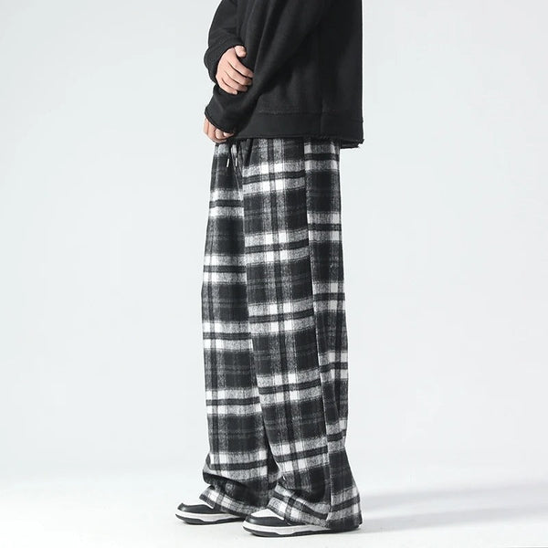 Raphael - Men's Relaxed Plaid Pants