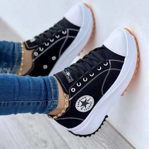 Canvas – Platform Sneakers for Women – Trendy & Comfortable