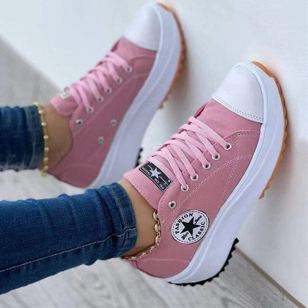 Canvas – Platform Sneakers for Women – Trendy & Comfortable