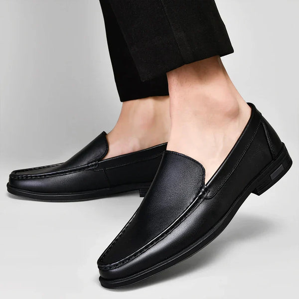 Edgar - Workwear Black Shoes