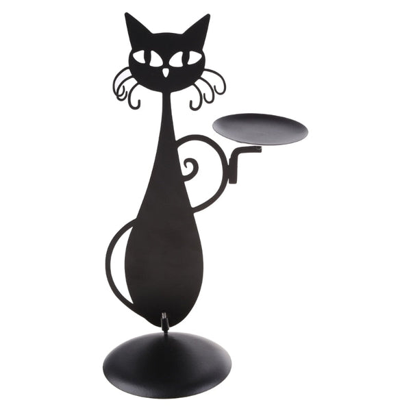 Black Cat Candle Holder – Playful & Chic – A Must-Have for Cat Lovers and Decor Enthusiasts