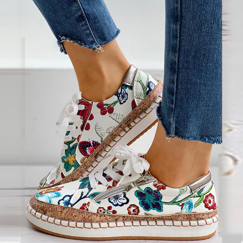 Bernadine - Stylish Print Sneakers