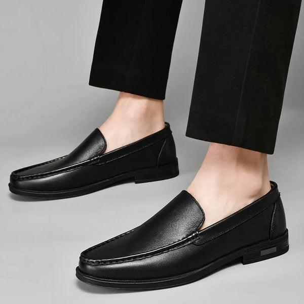 Edgar - Workwear Black Shoes