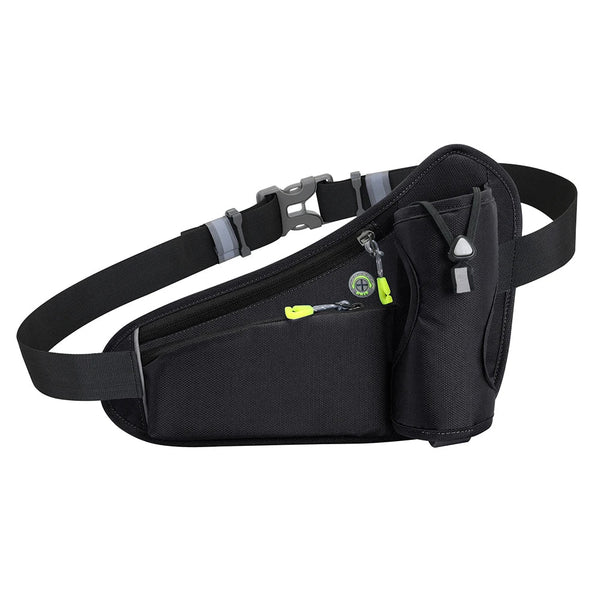 Gerelie - Sports Hydration Crossbody Bum Bag with Water Bottle Holder