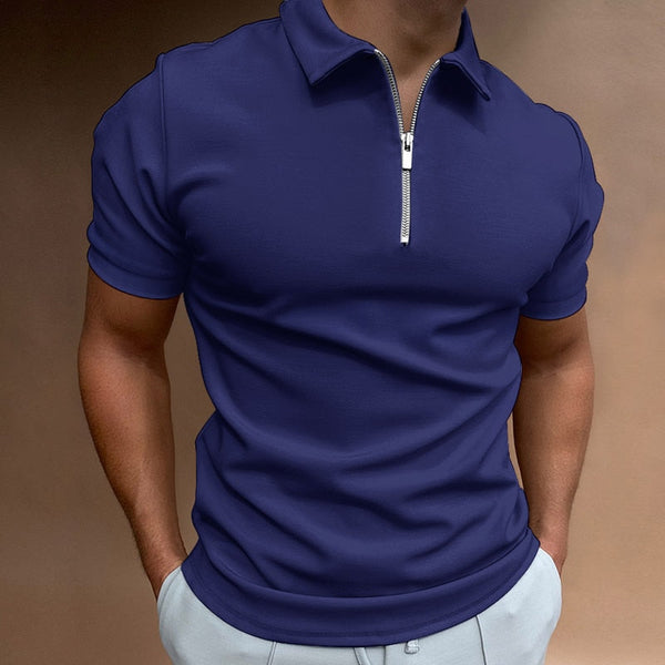 Jerry - Unique Zip-Up Men's Polo