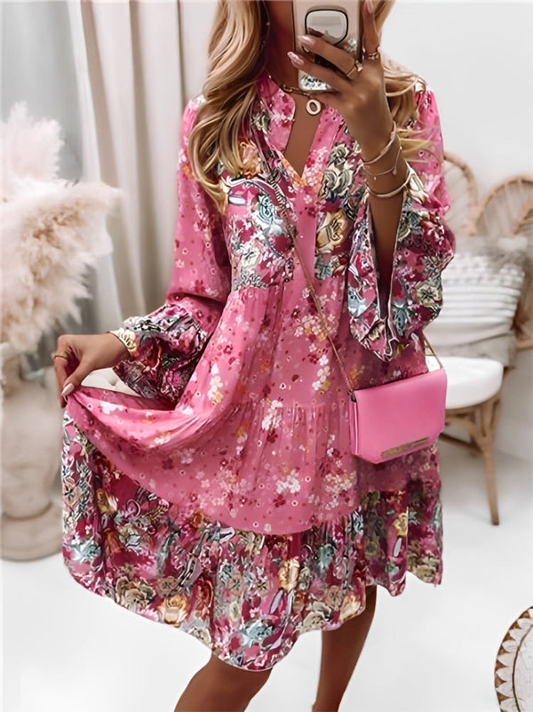 Indiana - Flower-patterned Summer Dress