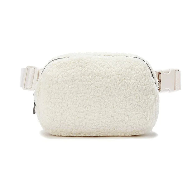 Jhovy - Casual Plush Crossbody Waist Bum Bag