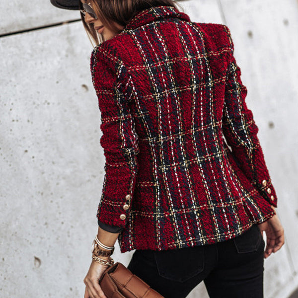 Anais - Stylish Checked Blazer for Women